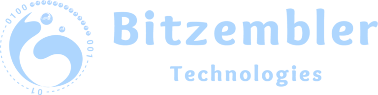 bitzembler technologies logo with binary digits